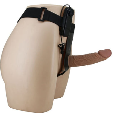 Imbracatura Strap-On in Silicone Morbido con Vibratore Potente